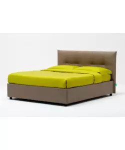LETTO MATRIMONIALE CONTENITORE "EASY" TORTORA 160X190 CM